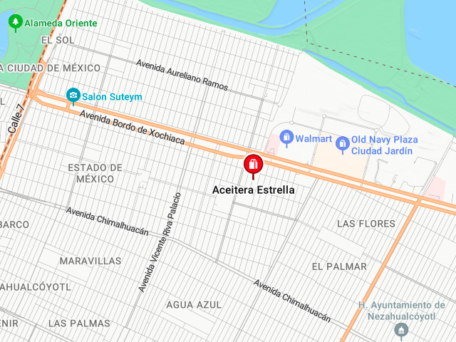 Mapa de ubicación de Aceitera Estrella